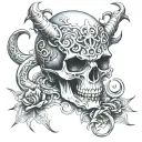 666 tattoo design idea