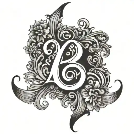 create full neck tattoo designs in blackwork style with a black background. It must contain the letter "A" tattoo design idea
