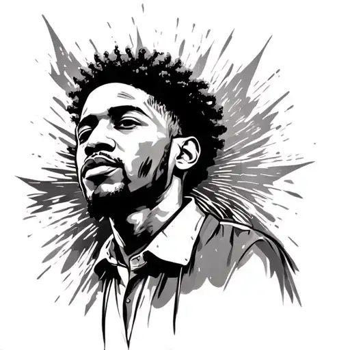 kid cudi pursuit of happiness tattoo design idea