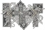 plain cross tattoo tattoo design idea