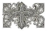plain cross tattoo tattoo design idea