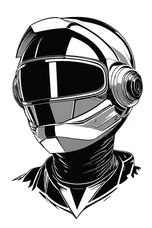 Daft Punk tattoo design idea