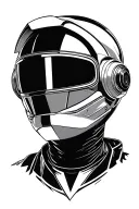 Daft Punk tattoo design idea