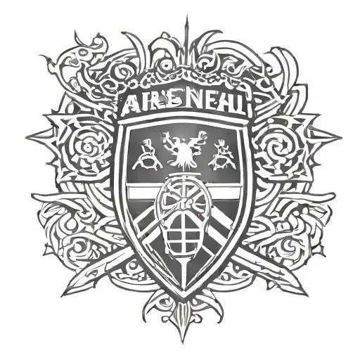 gunners d'arsenal tattoo design idea