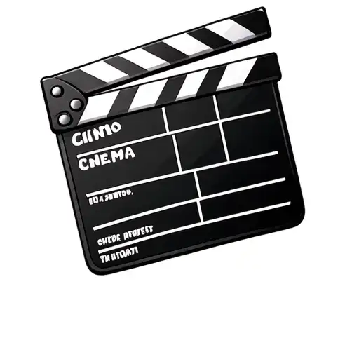 Cinema clapperboard tattoo design idea