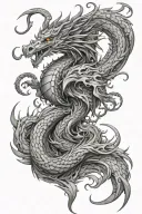 tiamat tattoo design idea