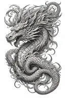 tiamat tattoo design idea