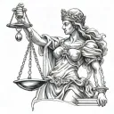 LADY JUSTICE tattoo design idea