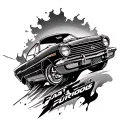 Fast And Furious tattoo design idea