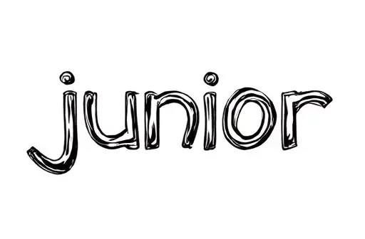 "junior" tattoo design idea