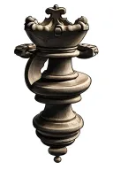 chess pieces tattoo design idea