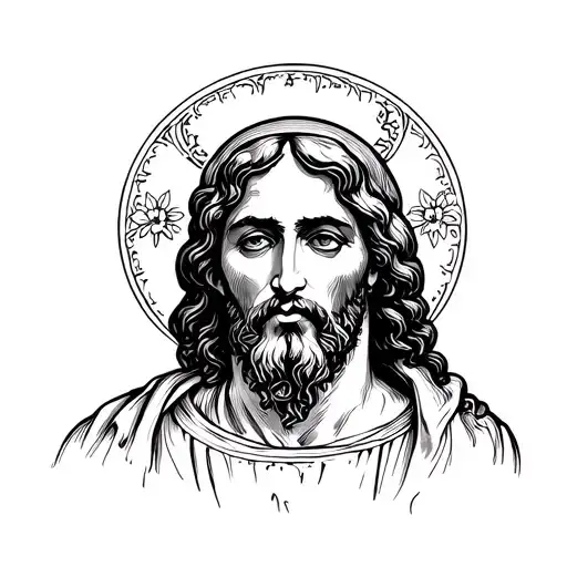 saint Joseph tattoo design idea