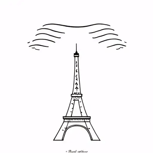 Paris tattoo design idea