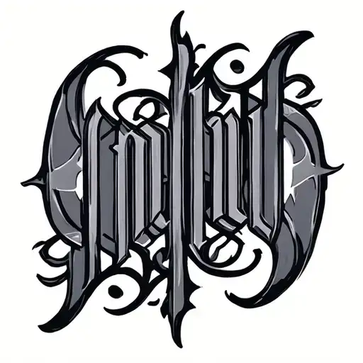 Two Word Ambigram Generator tattoo design idea