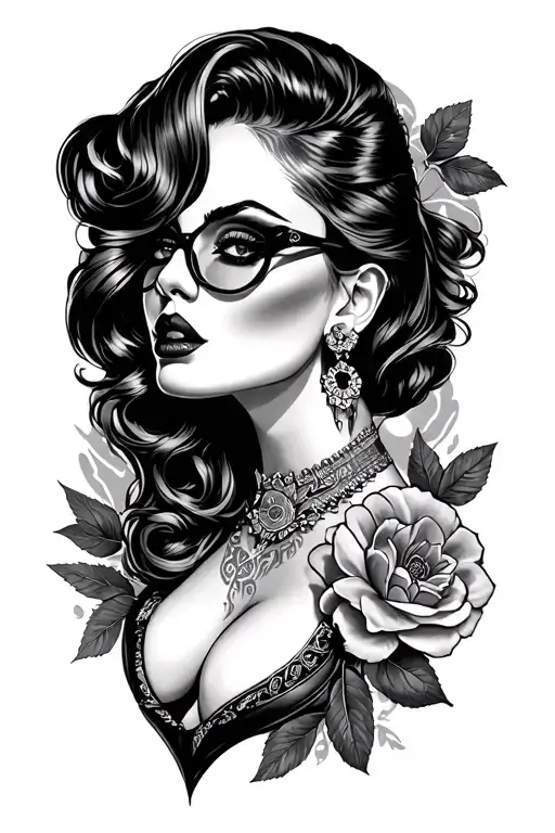 rockabilly estilo tattoo inspired tattoo design idea