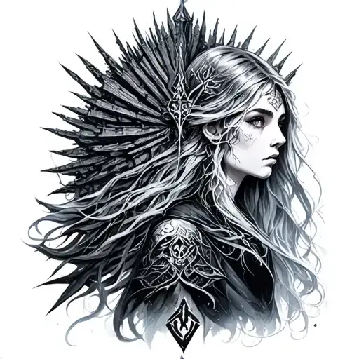 Throne Of Glass tattoo design idea