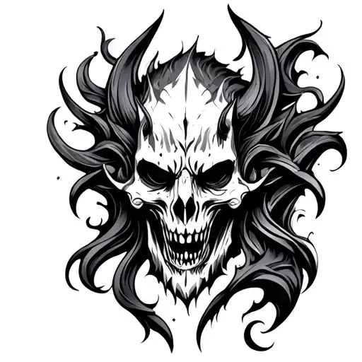 belial tattoo design idea