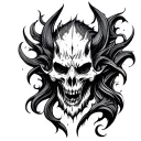 belial tattoo design idea