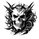belial tattoo design idea