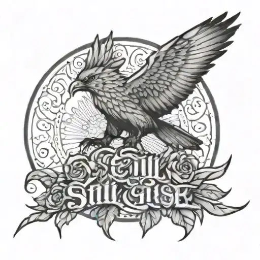 still I rise tattoo design idea