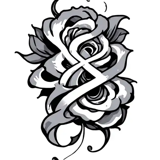Speak Life intertwined tattoo design idea