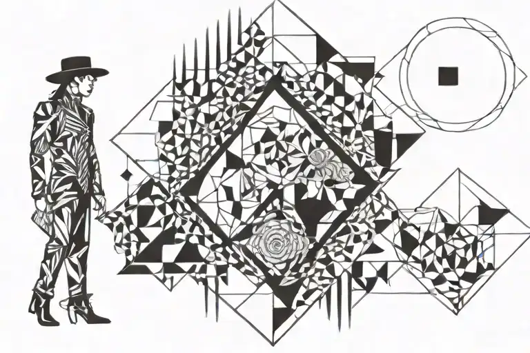 Heiskel & Vera Anne in a stylish tattoo design idea