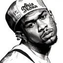 Chris Brown tattoo design idea