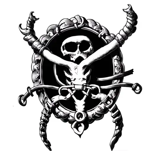 Pelvic Locked Slave Tattoo design tattoo design idea