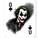 joker playing card why so serious tattoo design idea
