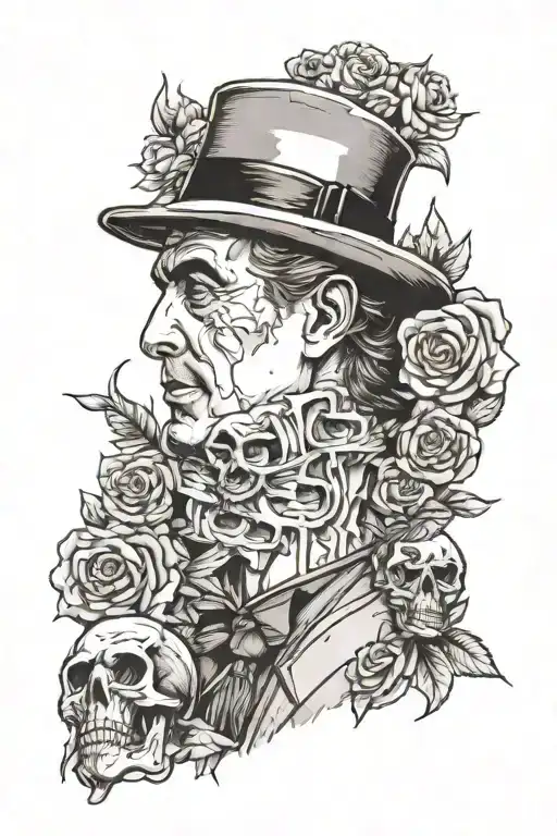 The Godfather and the Price of Power tattoo design idea