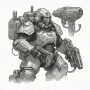 Helldivers 2 tattoo design idea