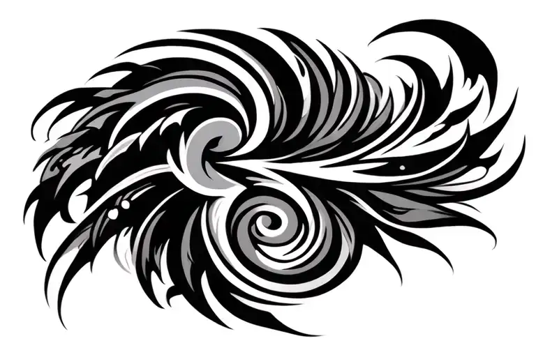 tribal with a meaning tattoo design idea