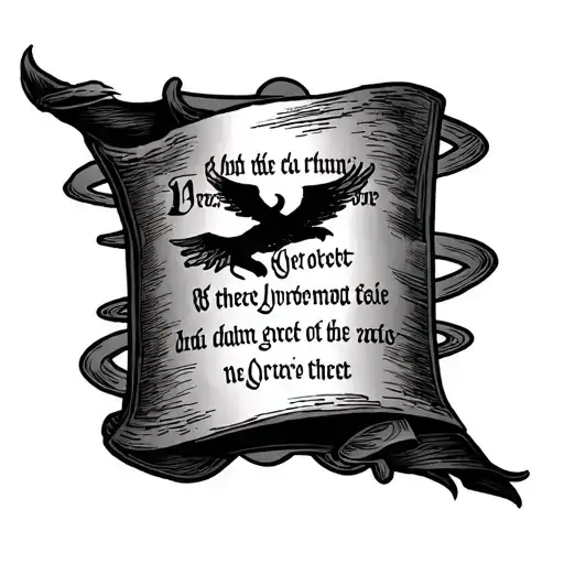 lords prayer weitten tattoo design idea
