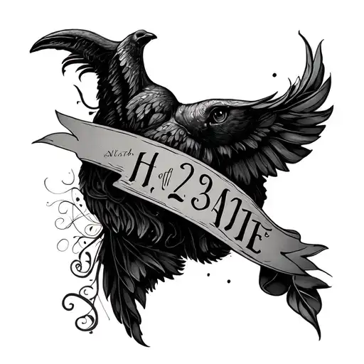 Birth Date tattoo design idea