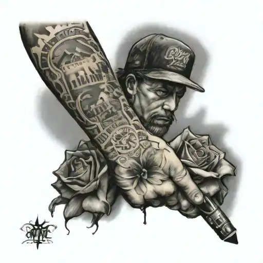 forearm ghetto dallas texas tattoo design idea
