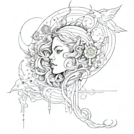 Don't wanna sleep 'cause we're dreaming out loud tattoo design idea