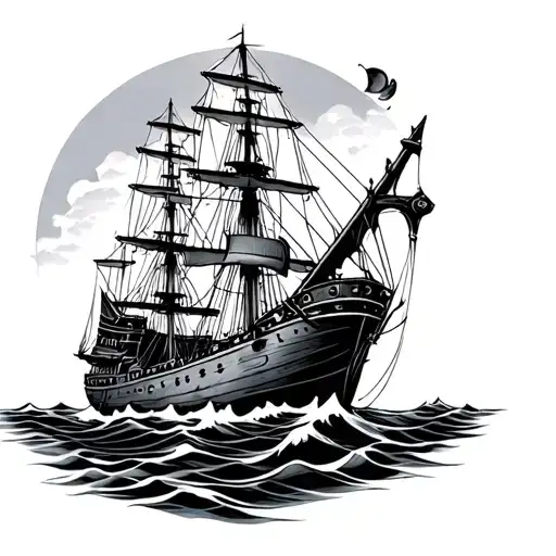 voyage tattoo design idea