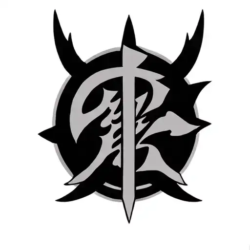 jap.symbol for revenge seeker tattoo design idea