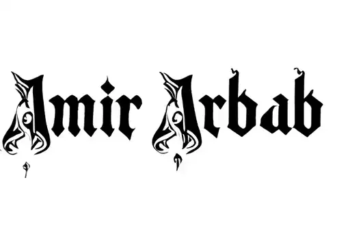 "Amir Arbab" tattoo design idea