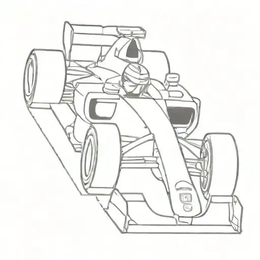 Formula 1 tattoo design idea