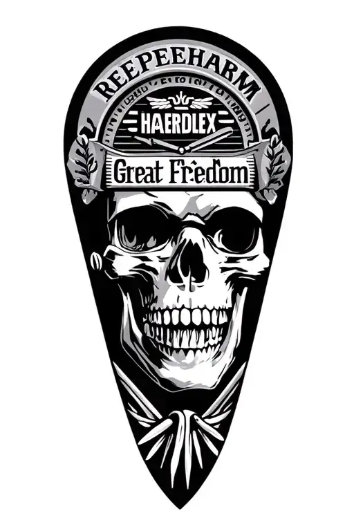 Reeperbahn Great Freedom Harley Emblem Rolex Dollarschein 1%he tattoo design idea