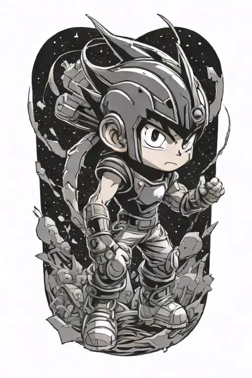 Astroboy Anime character tattoo design idea