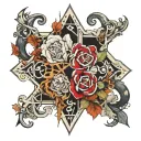 As above, so below Dismantled piece by piece, what's left will not decease As within, so without The seasons bring relie tattoo design idea