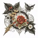 As above, so below Dismantled piece by piece, what's left will not decease As within, so without The seasons bring relie tattoo design idea