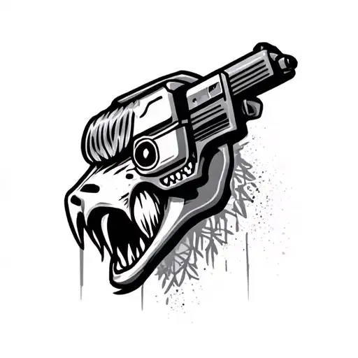 Hotline Miami tattoo design idea