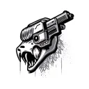 Hotline Miami tattoo design idea