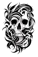 Trauma tattoo design idea