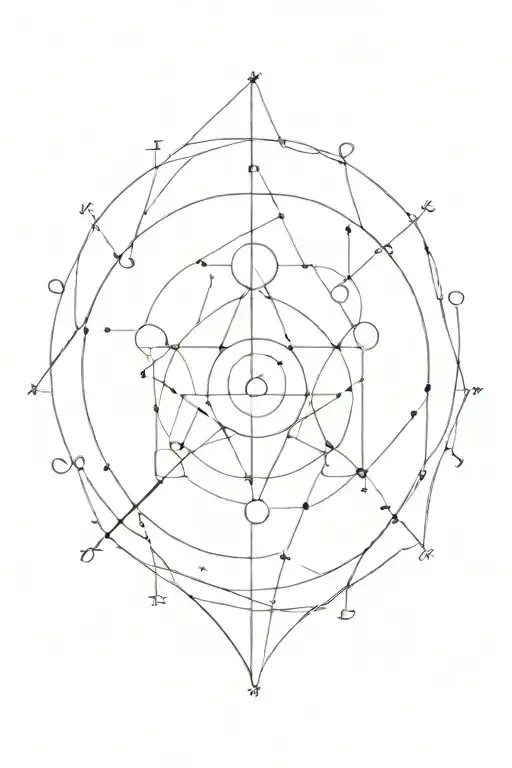 Tengri and science/physics tattoo design idea