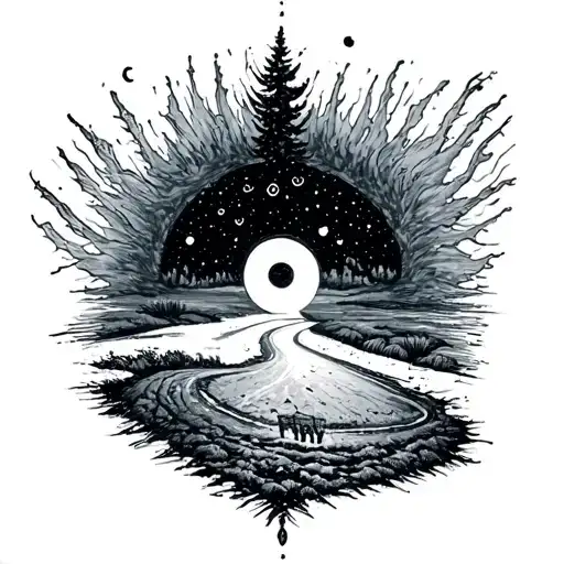 this road I know  tattoo design idea