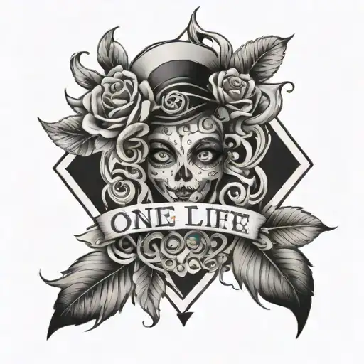 one life to live tattoo design idea